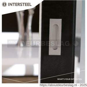 Intersteel Essentials 4476 schuifdeurkom rechthoek 170x50 mm blind RVS - R26006162 - afbeelding 3