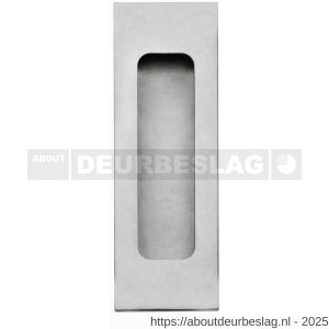 Intersteel Essentials 4476 schuifdeurkom rechthoek 120x40 mm blind RVS - R26007656 - afbeelding 1
