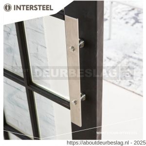 Intersteel Living 4501 deurgreep plat 400x40 mm voor schuifdeur roestvast staal - R26007503 - afbeelding 3