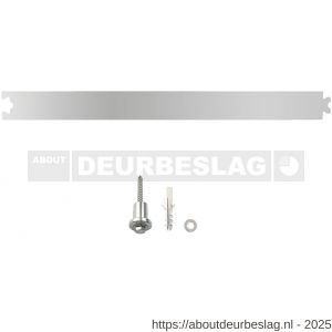 Intersteel Living 4501 tussenrail 45 cm voor schuifdeursysteem inclusief bevestigingsset roestvast staal - R26008788 - afbeelding 1