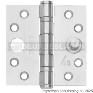 Intersteel Essentials 4625 SKG3 kogellagerscharnieren 3.5 inch recht 89x89x3 mm RVS - R26007207 - afbeelding 1