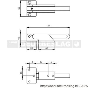 Intersteel Essentials 4800 SKG kierstandhouder 480050 Curve naar binnendraaiend RVS - R26007268 - afbeelding 2