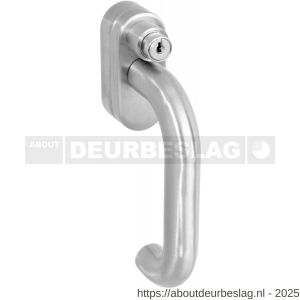 Intersteel Essentials 6156 SKG** afsluitbare raamkruk rond stift 35 mm RVS - R26006888 - afbeelding 1