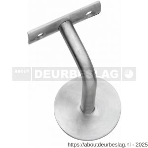 Intersteel Essentials 7300 leuninghouder gebogen hol zadel RVS M8 - R26003977 - afbeelding 1