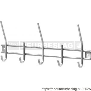 Intersteel Essentials 7380 garderobe 5 haken RVS - R26006187 - afbeelding 1