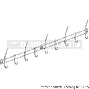 Intersteel Essentials 7380 garderobe 9 haken RVS - R26006188 - afbeelding 1