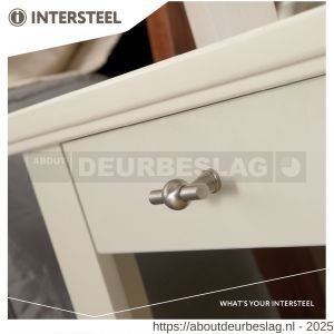 Intersteel Essentials 8510 meubelknop T-vorm conisch RVS - R26007864 - afbeelding 2
