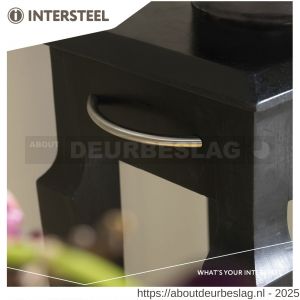 Intersteel Essentials 8976 greep 897682 gebogen diameter 10x128 mm RVS - R26004556 - afbeelding 2