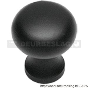 Intersteel Living 8550 knop Paddenstoel 35 mm smeedijzer zwart - R26004082 - afbeelding 1