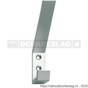 Intersteel Living 6910 kapstokhaak met verticale schroefgaten aluminium - R26003917 - afbeelding 1