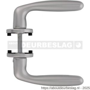 Intersteel Living 0072 deurkruk Sigaar met rozet verdekt diameter 50x7 mm met nokken aluminium F1 - R26001623 - afbeelding 2