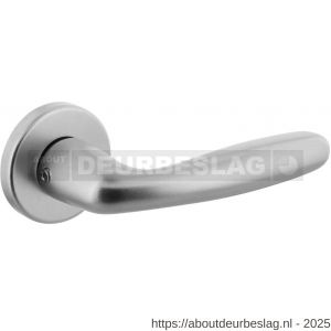 Intersteel Living 0072 deurkruk Sigaar met rozet verdekt diameter 50x7 mm met nokken aluminium F1 - R26001623 - afbeelding 1