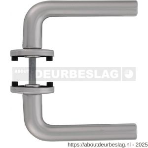Intersteel Living 0073 deurkruk Derby met rozet verdekt diameter 50x7 mm met nokken aluminium F1 - R26001625 - afbeelding 2