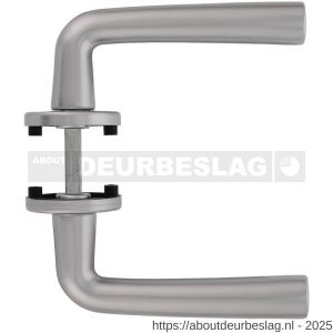 Intersteel Living 0074 deurkruk Conisch met rozet verdekt diameter 50x7 mm met nokken aluminium F1 - R26001626 - afbeelding 2