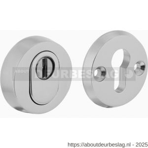 Intersteel Living 3750 SKG3 veiligheidsrozetten rond diameter 60x15 mm profielcilindergat met kerntrekbeveiliging aluminium F1 - R26008845 - afbeelding 1