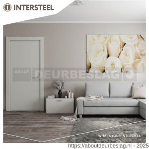 Intersteel Exclusives 4626 scharnier zamak 130x30 3D verstelbaar binnenwerk verzinkt-vernikkelde afdekkappen - R26008874 - afbeelding 3