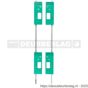 Intersteel Essentials 4631 freesmalset 2x 1000 mm 4-delig voor 4 bladscharnieren 76x76 mm - R26009286 - afbeelding 1