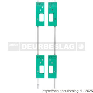 Intersteel Essentials 4631 freesmalset 2x 1000 mm 4-delig voor 4 bladscharnieren 89x89 mm - R26009287 - afbeelding 1