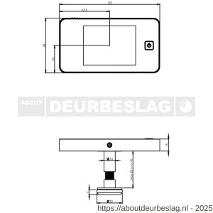 Intersteel Essentials 4055 digitale deurcamera met spion DDV 3.0 - R26006572 - afbeelding 2