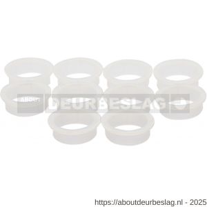 Intersteel 9970 accessoireset C 10 nylon ringen diameter 20-18 mm wit - R26010087 - afbeelding 1