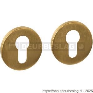 Intersteel Essentials 1020 cilinderrozetten diameter 52x6 mm messsing mat - R26010980 - afbeelding 1