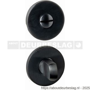Intersteel Essentials 1020 WC-sluiting verdekt 52x6 mm met stift 6-8 mm PVD zwart - R26010984 - afbeelding 1