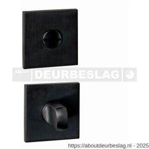 Intersteel Essentials 1030 WC-sluiting verdekt 53x53x6 mm met stift 6-8 mm PVD zwart - R26010999 - afbeelding 1