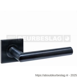 Intersteel Essentials 1034 deurkruk Q 04 op rozet verdekt 53x53x6 mm PVD zwart - R26010964 - afbeelding 1