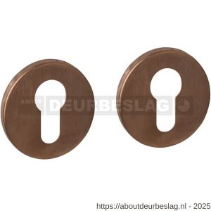 Intersteel Essentials 1020 cilinderrozetten diameter 52x6 mm brons - R26010982 - afbeelding 1