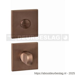 Intersteel Essentials 1030 WC-sluiting verdekt 53x53x6 mm met stift 6-8 mm PVD brons - R26011002 - afbeelding 1