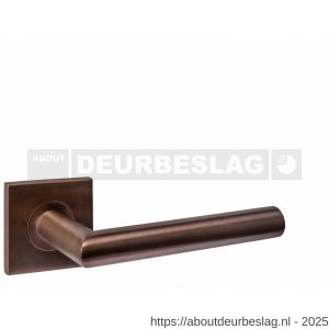 Intersteel Essentials 1034 deurkruk Q 04 op rozet verdekt 53x53x6 mm PVD brons - R26010967 - afbeelding 1