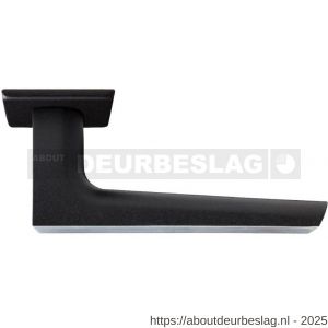 Intersteel Exclusives 0723V deurkruk Moors nummer 1 met rozet verdekt 50x50x5 mm met nokken RVS-structuur zwart - R26008427 - afbeelding 5