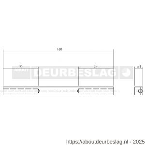 P+E 8214 krukstift 160x8 mm gegalvaniseerd - Y26500104 - afbeelding 2