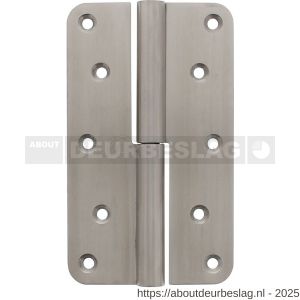 P+E 5641 kogelstift paumelle SKG3 hout-hout 160 mm DIN links RVS geborsteld - Y26500116 - afbeelding 1