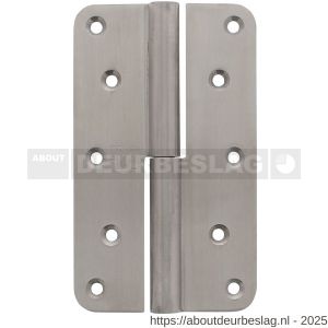 P+E 5641 kogelstift paumelle SKG3 hout-hout 160 mm DIN rechts RVS geborsteld - Y26500117 - afbeelding 1