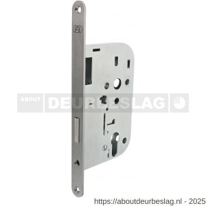 P+E 1625 kastslot profielcilindergat 72 mm DIN rechts-links met RVS geborstelde voorplaat 235x20 mm - Y26500111 - afbeelding 1