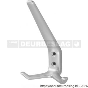 Hermeta 0032 garderobe hoed- en jashaak dubbel naturel - R20101809 - afbeelding 1