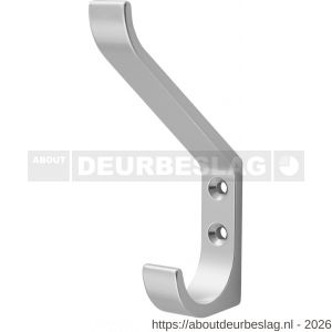 Hermeta 0148 garderobe hoed- en jashaak enkel naturel - R20100755 - afbeelding 1