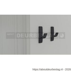 Hermeta 0150 magneet jashaak enkel mat zwart - R20101506 - afbeelding 2