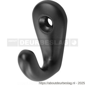 Hermeta 0557 handdoekhaak zwart - R20101378 - afbeelding 1