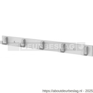 Hermeta 0655 handdoekrek 5 haaks mat naturel - R20100703 - afbeelding 1