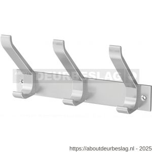 hermeta 0683 handdoekrek kapstok 3x haak nummer 880 naturel - R20100717 - afbeelding 1