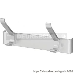 Hermeta 0882 garderobe kapstok 2x haak nummer 880 naturel - R20100610 - afbeelding 1