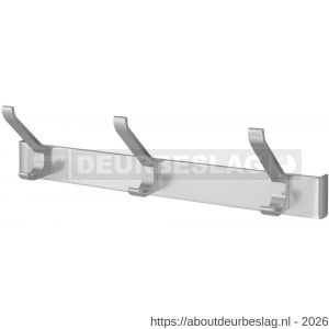 Hermeta 0883 garderobe kapstok 3x haak nummer 880 naturel - R20100285 - afbeelding 1