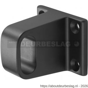 Hermeta 1032 garderobebuis steun midden Gardelux 1 type 1 zwart - R20101477 - afbeelding 1