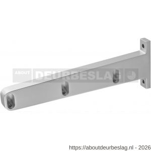 Hermeta 1111 garderobebuis steun eind rechts Gardelux 1 type 7A naturel - R20100482 - afbeelding 1