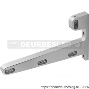 Hermeta 1141 garderobebuis steun eind rechts Gardelux 1 type 13 naturel - R20101877 - afbeelding 1