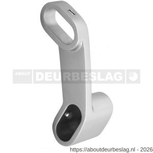 Hermeta 1151 garderobebuis beugel rechts Gardelux 1 type 10 en 13 naturel - R20101880 - afbeelding 1