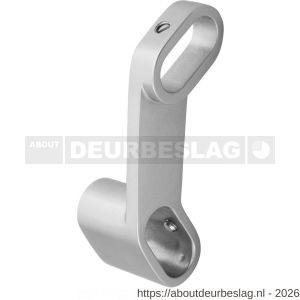 Hermeta 1152 garderobebuis beugel midden Gardelux 1 type 10 en 13 naturel - R20101881 - afbeelding 1