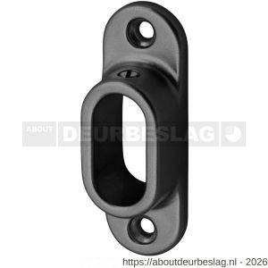 Hermeta 1175 garderobebuis steun in de dag Gardelux 1 zwart - R20101613 - afbeelding 1